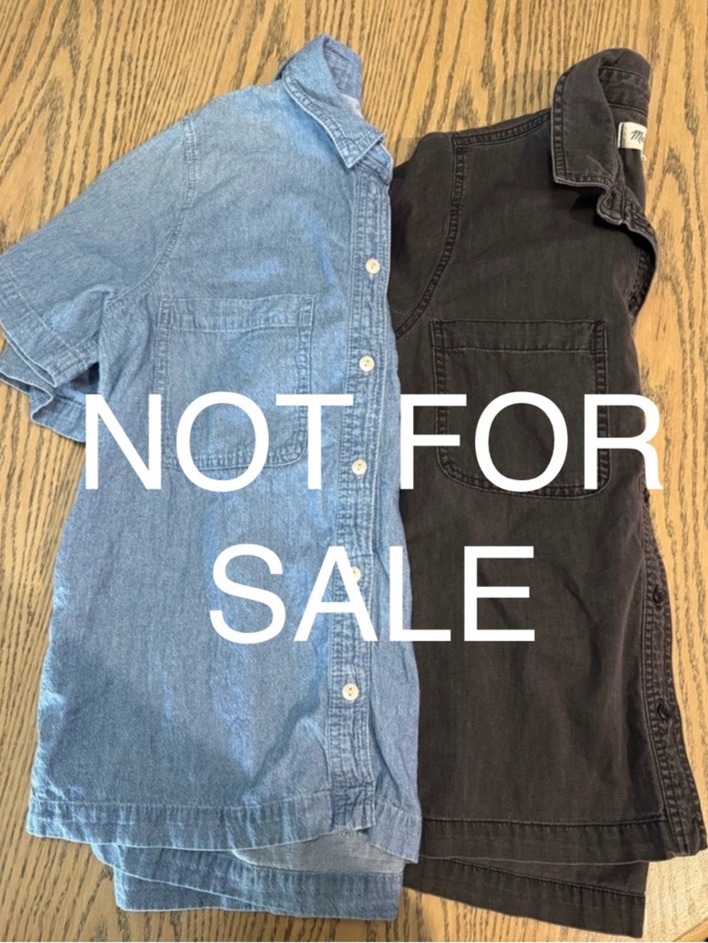 Not for sale Madewell short sleeve button down bundle